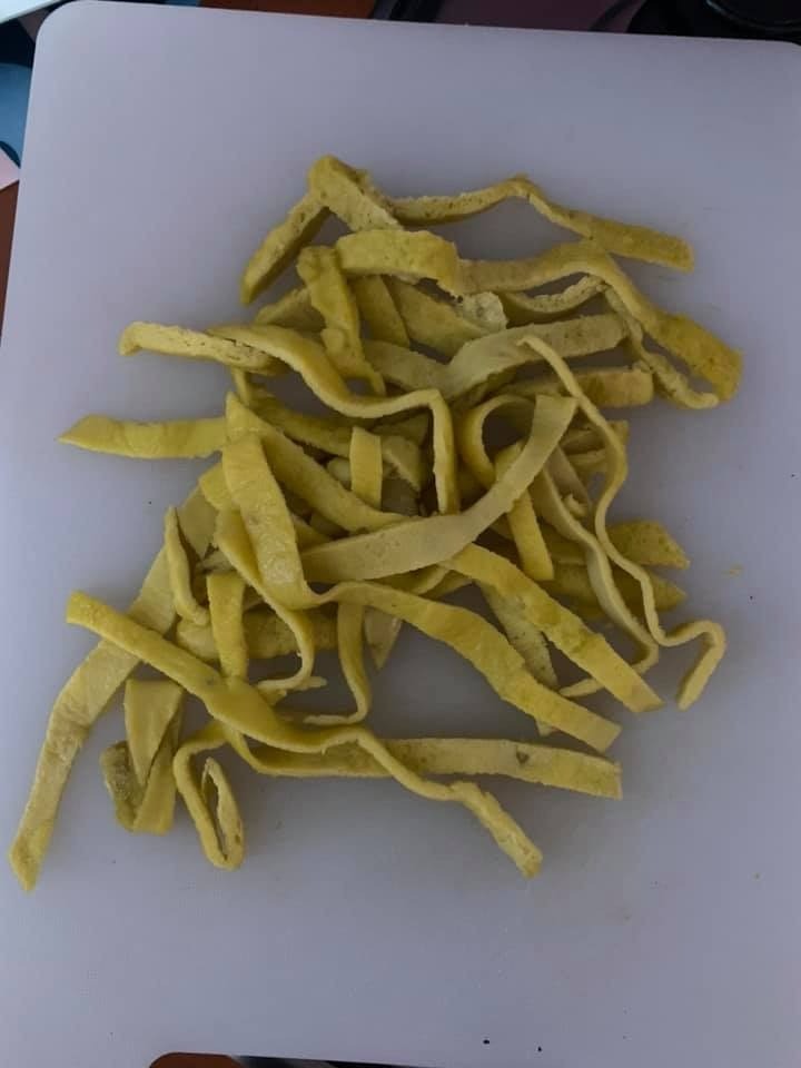 Tagliatelle di uova keto