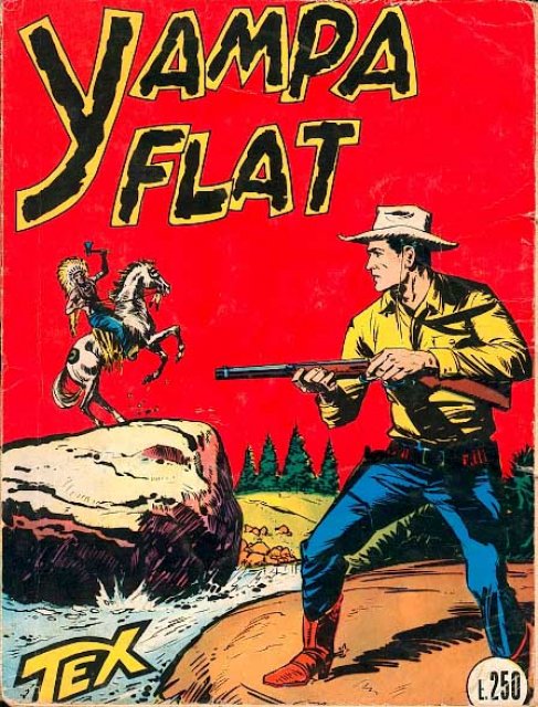 Tex Nr. 022: Yampa Flat front cover (Italian).