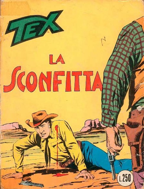 Tex Nr. 099: La sconfitta front cover (Italian).