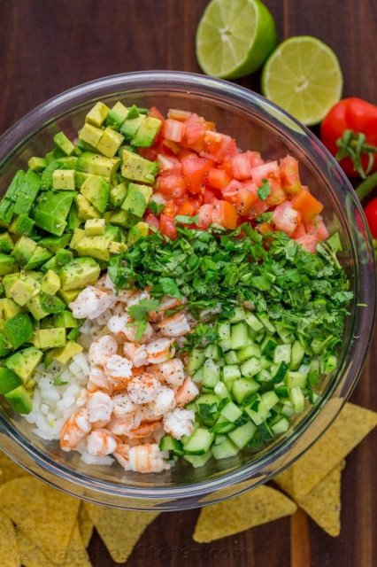 Avocado Shrimp Salsa Recipe (VIDEO)