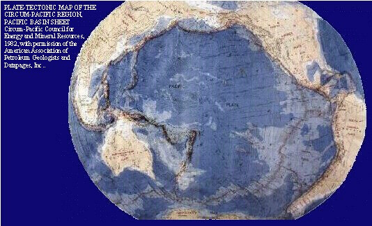 Map of the Circum-Pacific Region