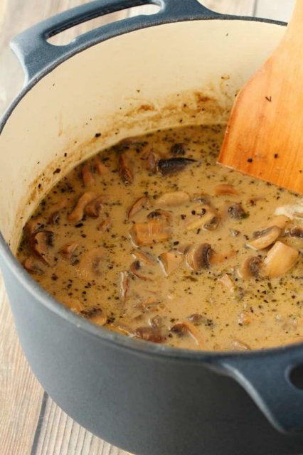 Vegan Cream of Mushroom Soup (with Video)