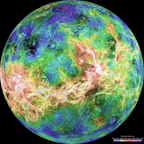 Venus - NASA Magellan Image data. Venus 1:5 million scale Quads