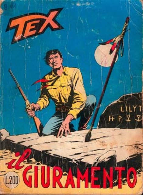 Tex Nr. 104: Il giuramento front cover (Italian).