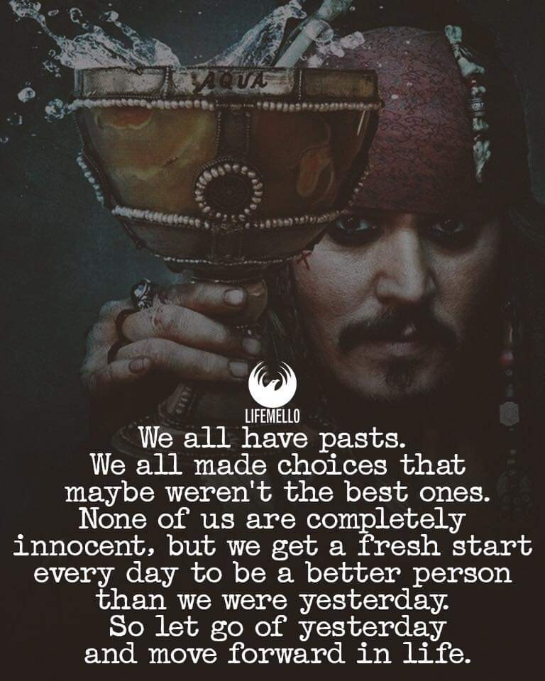 We all have pasts