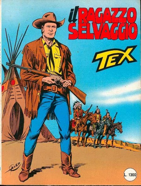 Tex Nr. 319: Il ragazzo selvaggio front cover (Italian).