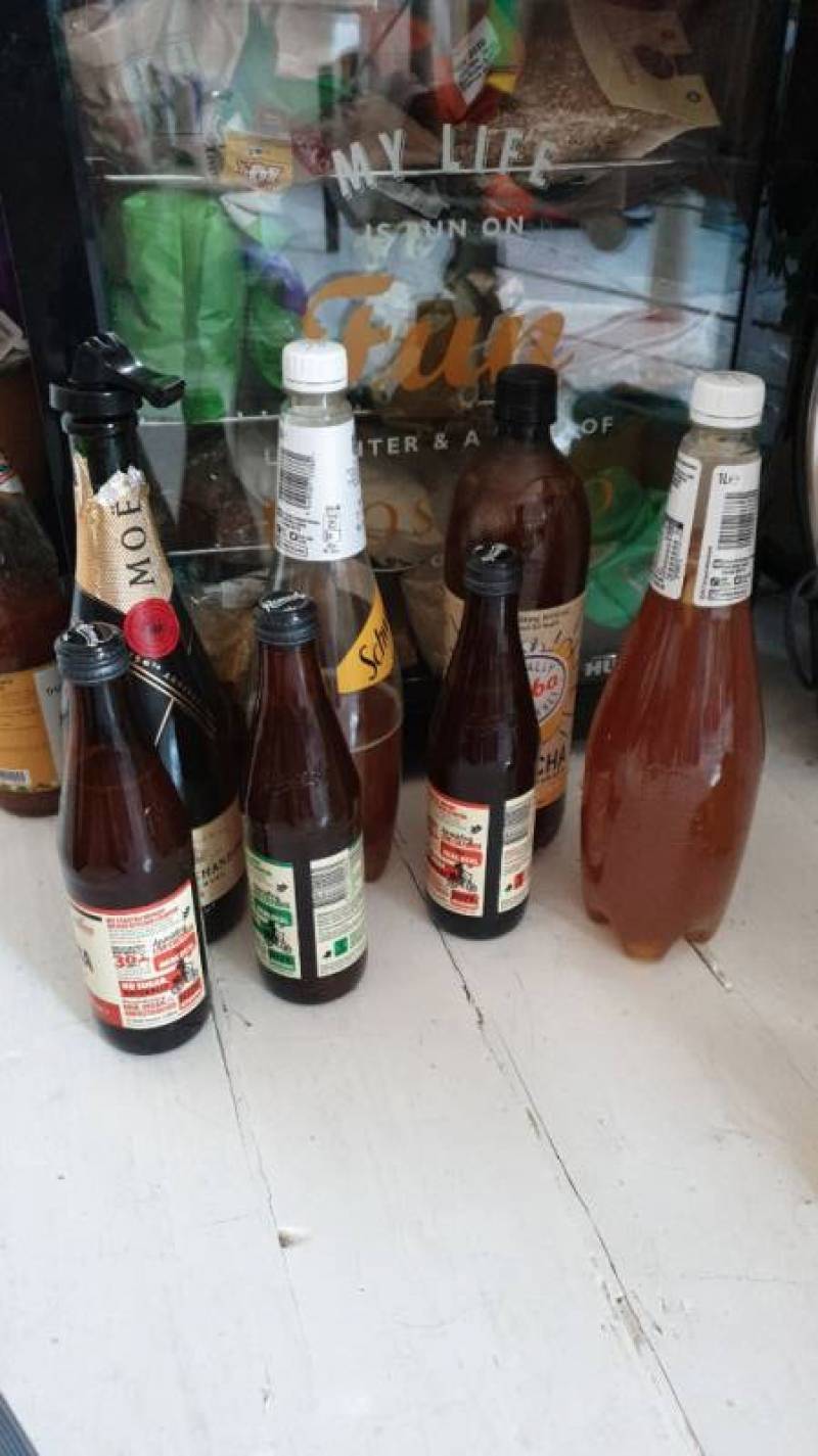 Kombucha...prime bottiglie da bere pronte 