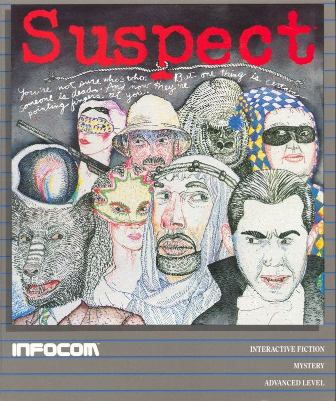 Suspect - MS-DOS front cover