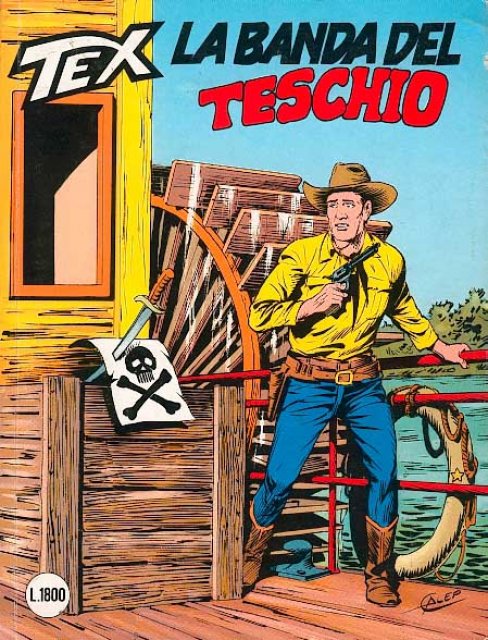 Tex Nr. 352: La banda del teschio front cover (Italian).