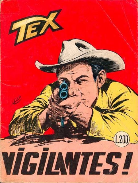 Tex Nr. 063: Vigilantes! front cover (Italian).