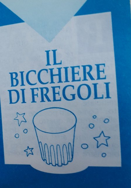 IL BICCHIERE DI FREGOLI