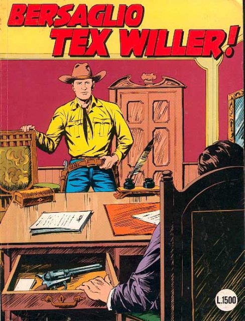 Tex Nr. 326: Bersaglio Tex Willer! front cover (Italian).