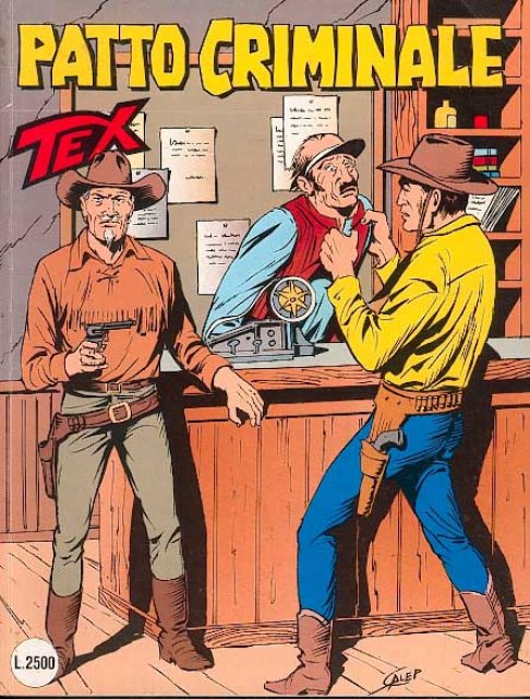 Tex Nr. 396: Patto criminale front cover (Italian).