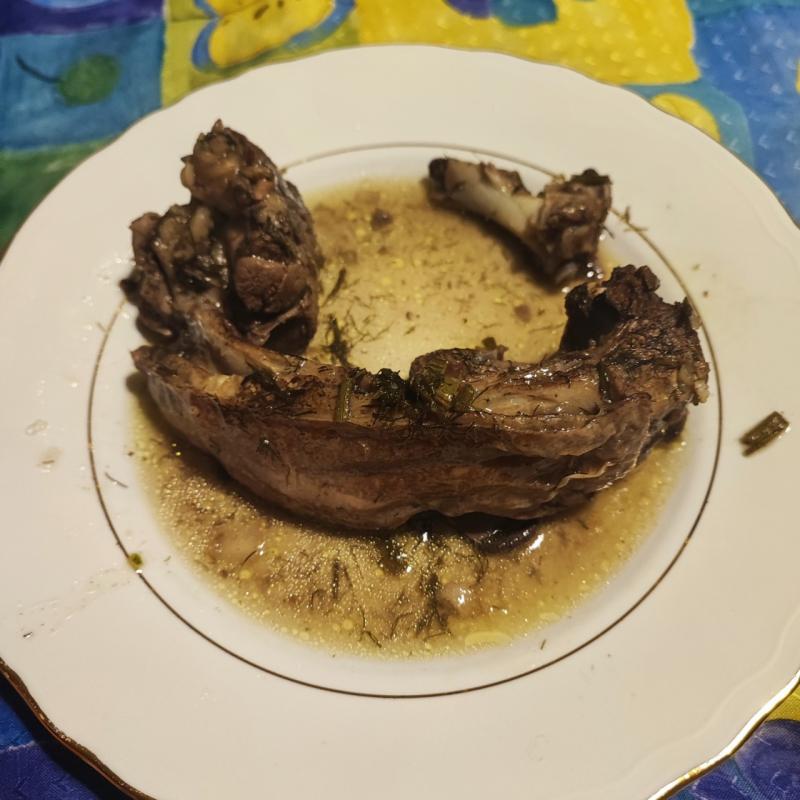 Agnello con finocchietto selvatico