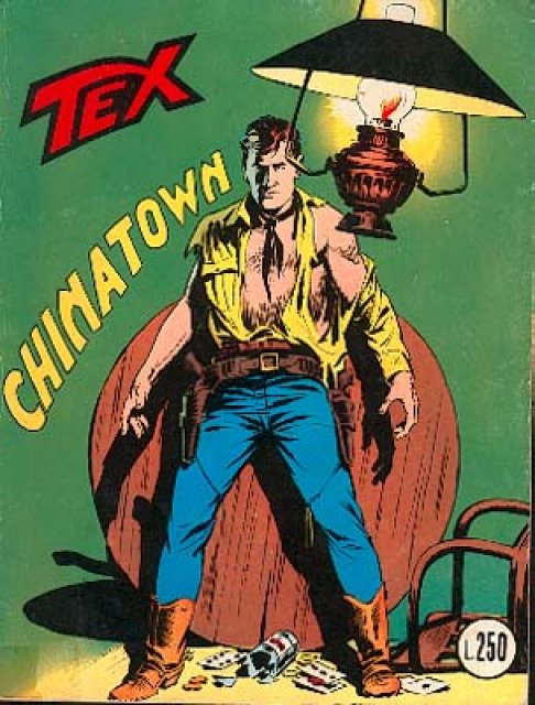 Tex Nr. 110: Chinatown front cover (Italian).