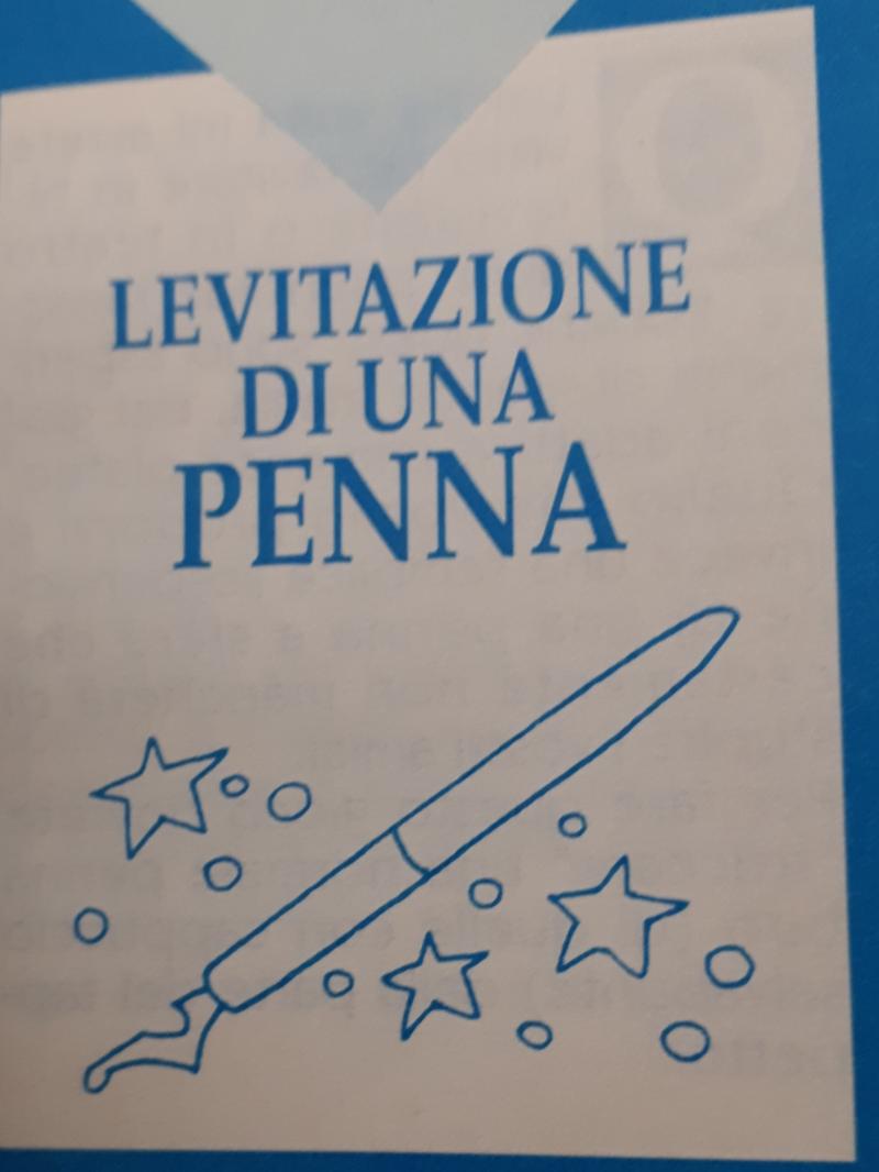 LIEVITAZIONE DI UNA PENNA