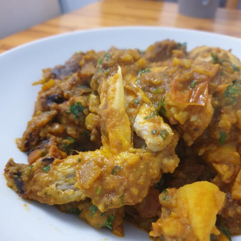 My first chicken masala