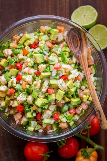 Avocado Shrimp Salsa Recipe (VIDEO)