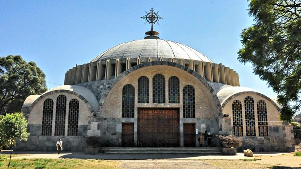 The Church of St. Mary of Zion in Axum, Ethiopia, where the Ark of the Covenant is said to be kept.