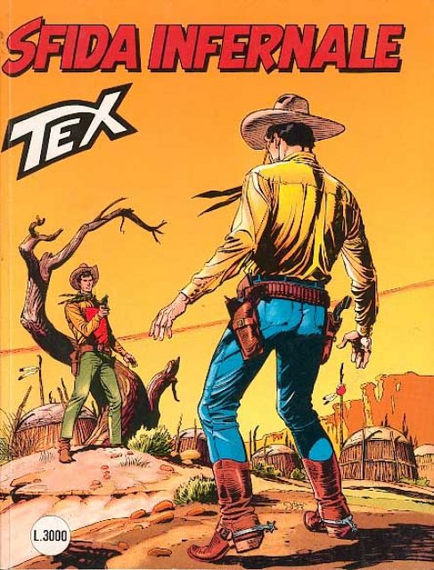 Tex Nr. 425: Sfida infernale front cover (Italian).