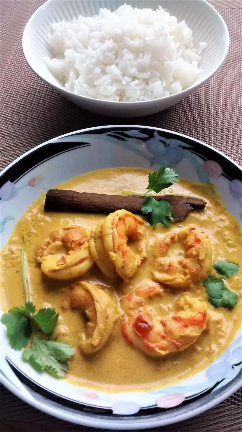 Creamy Sri Lankan Prawn Curry