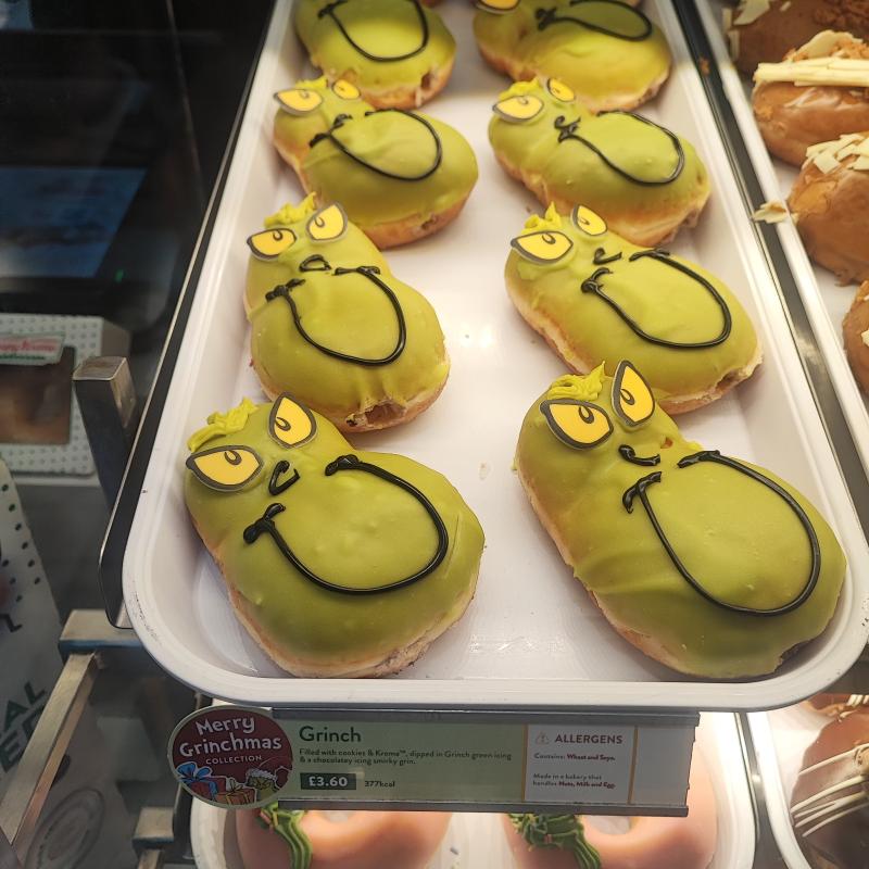 The grinch krapfen