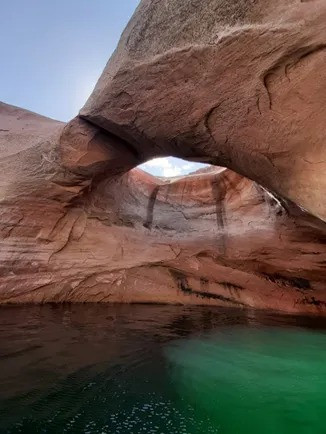 The Double Arch photographed before its collapse.