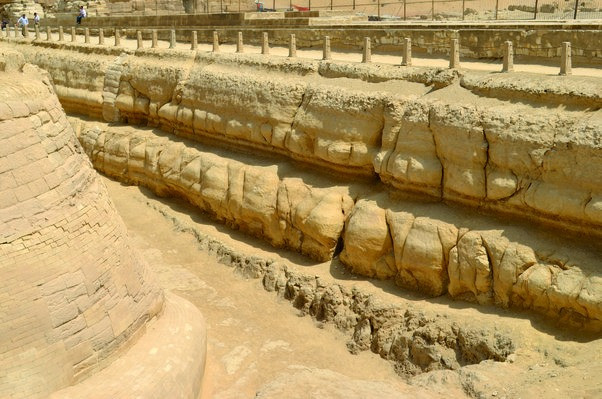 Erosion on the Sphinx.