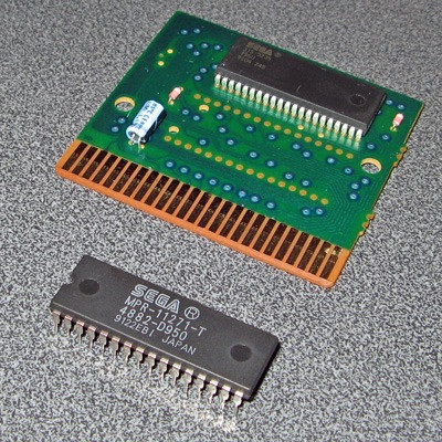 Modifying a Master System cartridge for use with flash ROMs