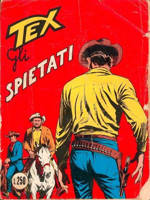 Tex Nr. 088: Gli spietati front cover (Italian).