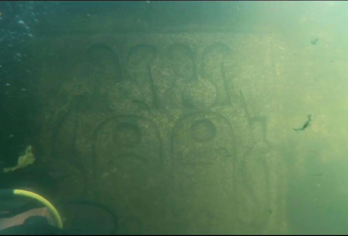 Several engravings of pharaohs have been discovered underwater near Aswan