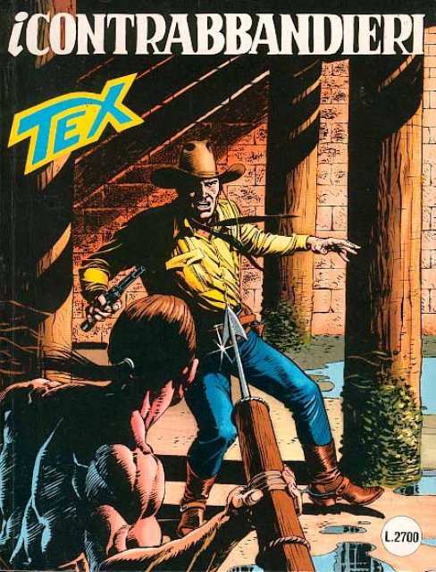 Tex Nr. 416: I contrabbandieri front cover (Italian).