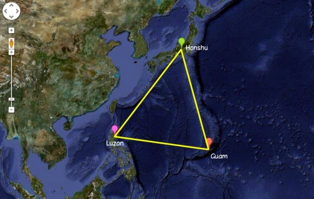 All other triangles (other than the Bermuda triangle)