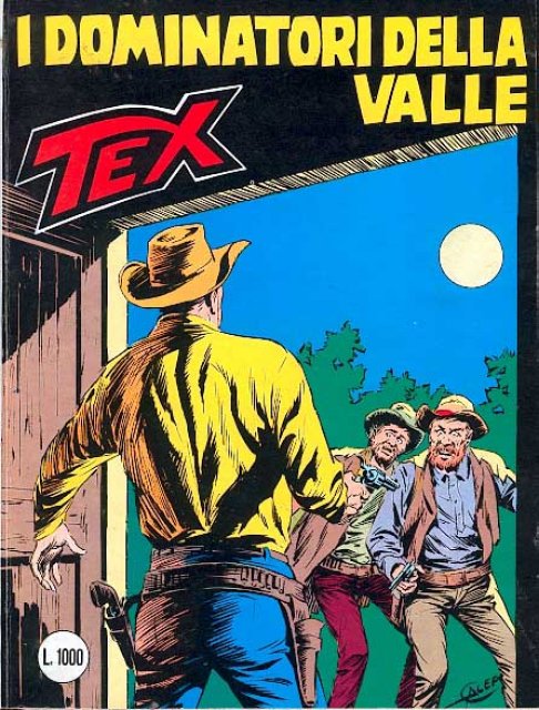 Tex Nr. 290: I dominatori della valle front cover (Italian).