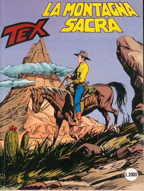 Tex Nr. 361: La montagna sacra front cover (Italian).