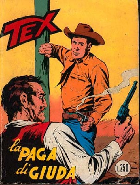 Tex Nr. 106: La paga di Giuda front cover (Italian).