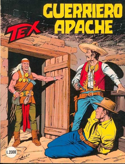 Tex Nr. 379: Guerriero apache front cover (Italian).