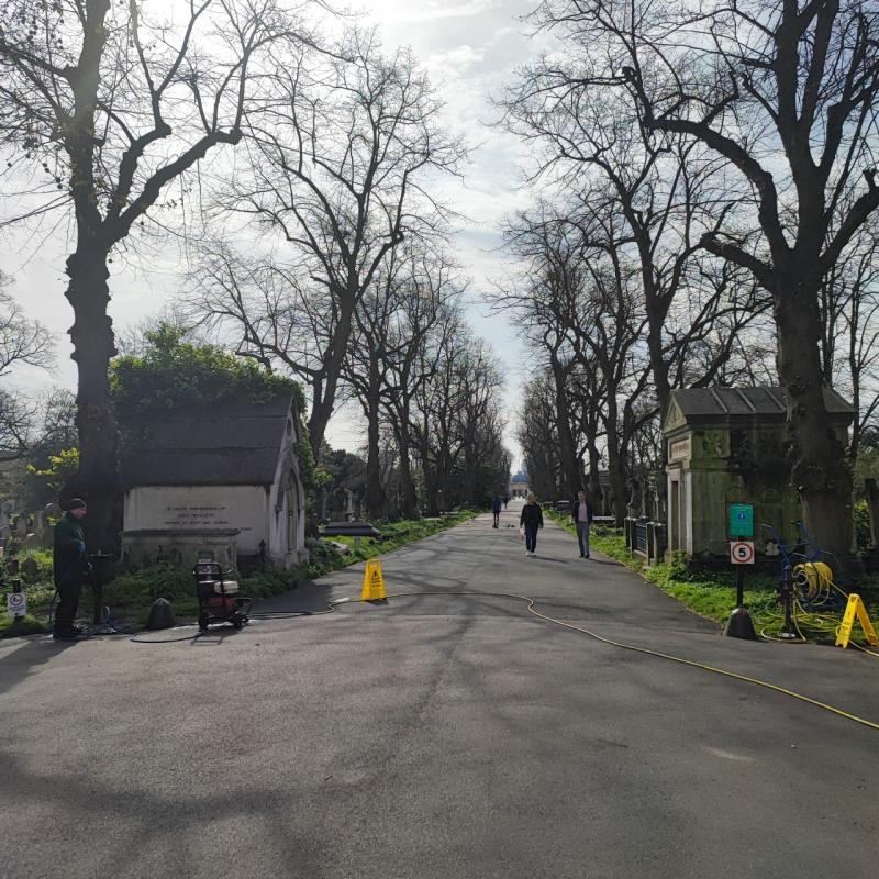 The Brompton cementary