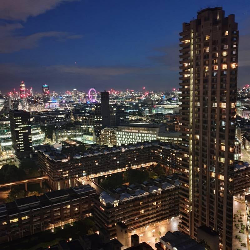 London at dusk