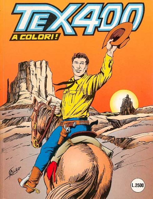 Tex Nr. 400: Tex 400 front cover (Italian).