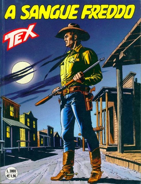 Tex Nr. 483: A sangue freddo front cover (Italian).