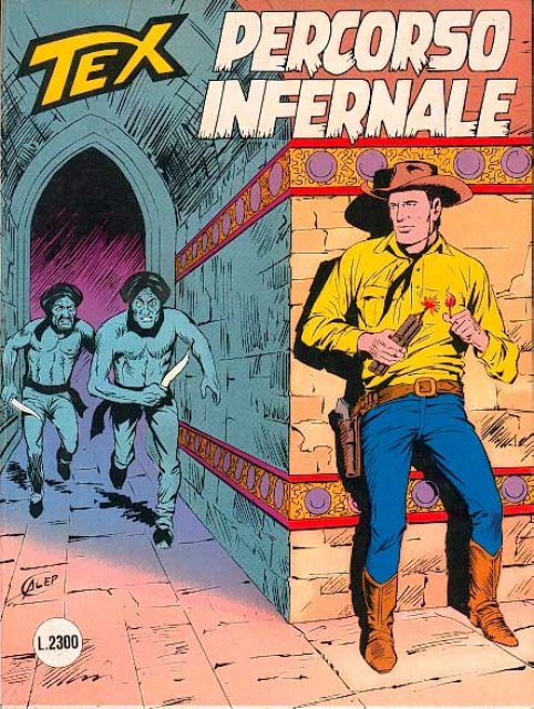 Tex Nr. 384: Percorso infernale front cover (Italian).