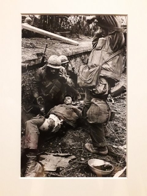 Wounded marine in the battle of Hue