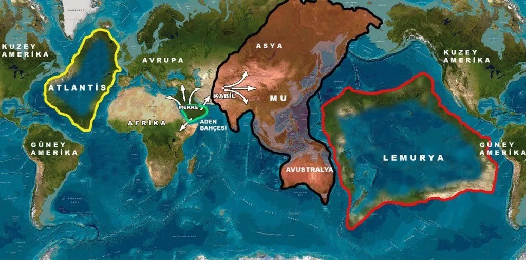 The lost continent of Lemuria