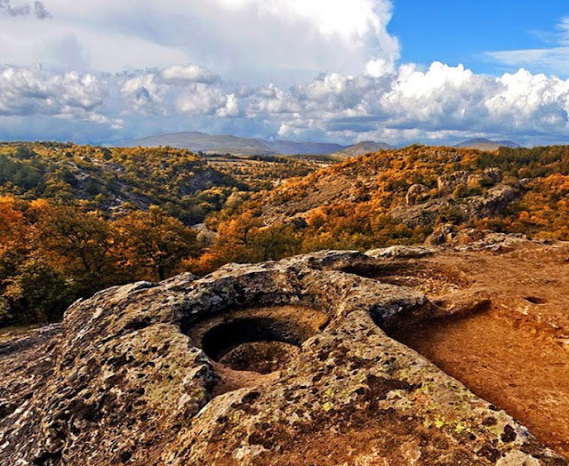 One of the tanks on the Perperikon site to contain rainwater. It is very likely that these were tank