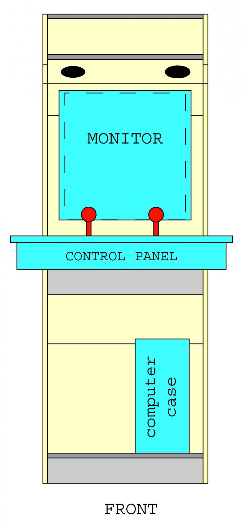 Plans on How to Build an Arcade MAME Cabinet