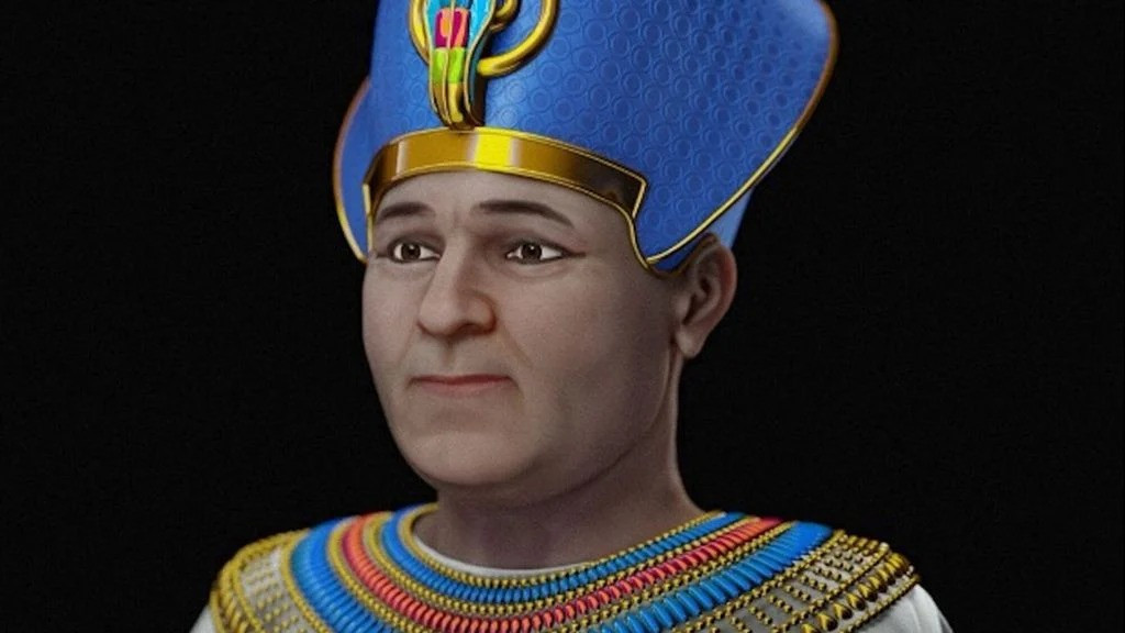 Reconstructed the face of Amenhotep III the Magnificent 