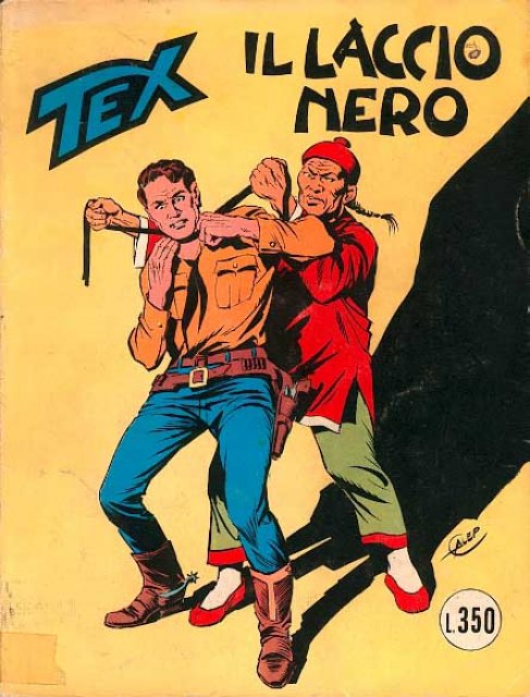 Tex Nr. 172: Il laccio nero front cover (Italian).